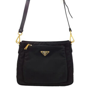 Prada Tessuto Shoulder Crossbody Bag Black